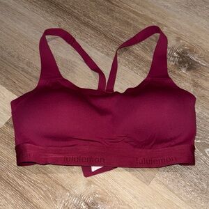 lululemon athletica Deep Red Fine Form Sports Bra